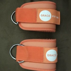 GraceFitUk Peach Ankle Straps 🍑